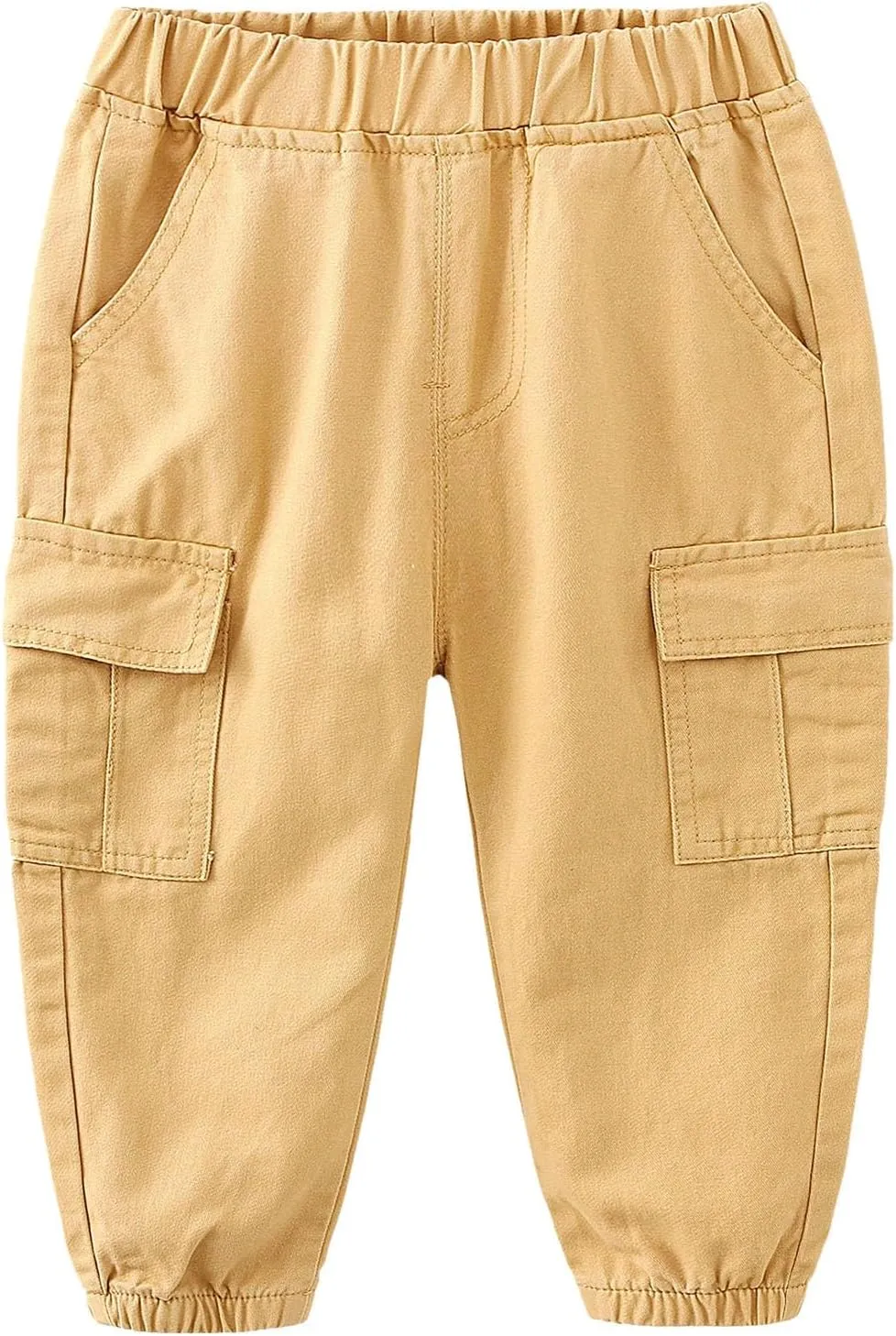 Baby Boys Sweatpants Solid Cotton Elastic Waist Trousers Active Jogger Pants Casual Toddler Baby Pants Trousers