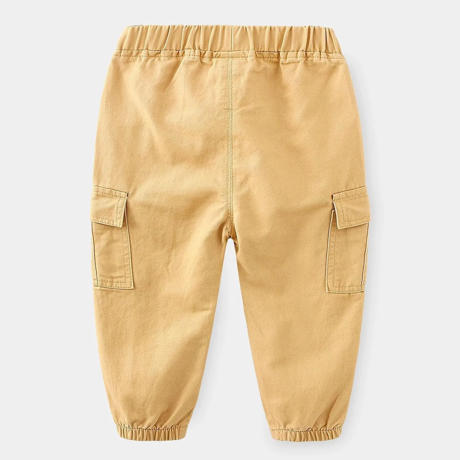 Baby Boys Sweatpants Solid Cotton Elastic Waist Trousers Active Jogger Pants Casual Toddler Baby Pants Trousers