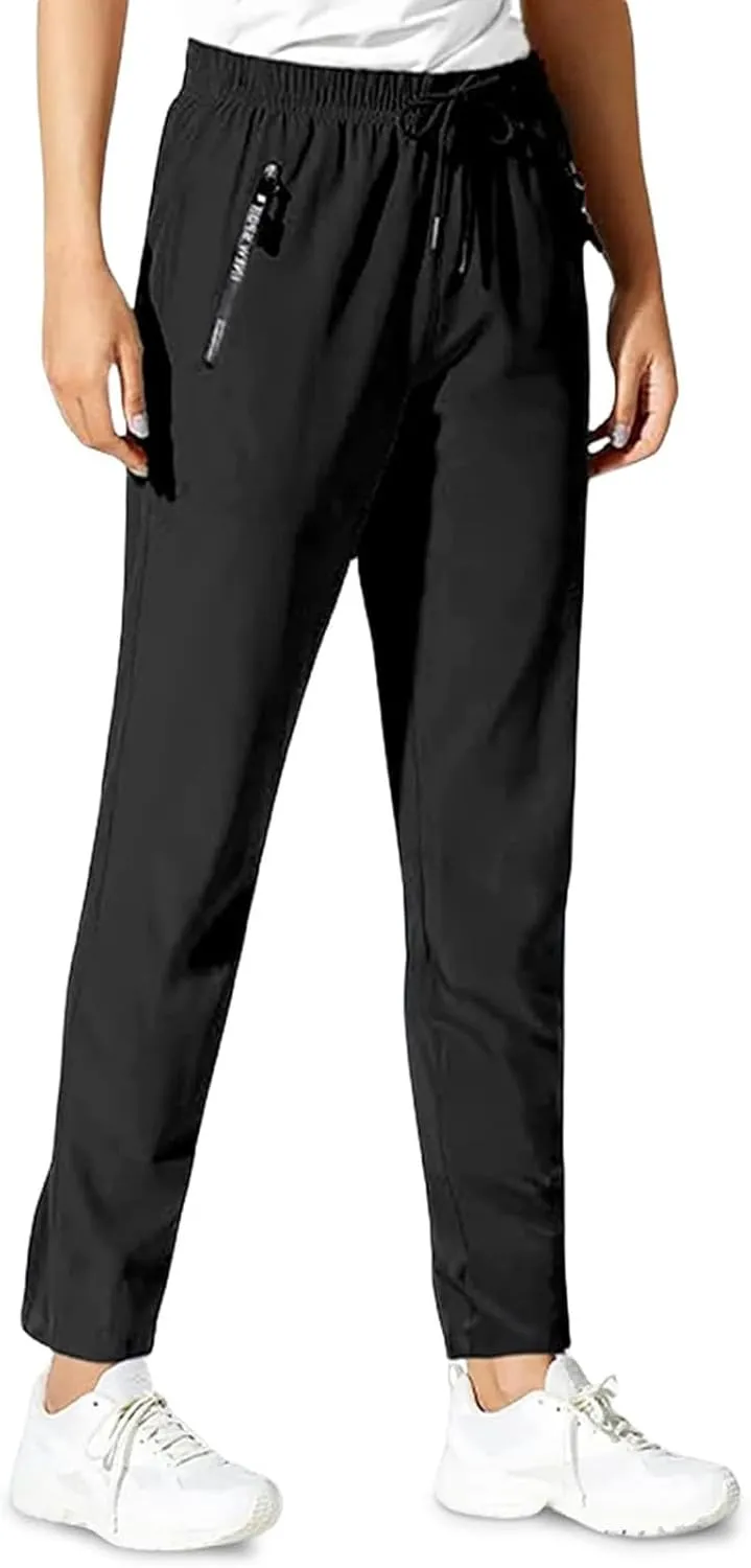 Beeswan Pants for Women&Men Long Pants Casual Joggers Sport Quick Dry Drawstring Pant Running Workout Gym with Pocket