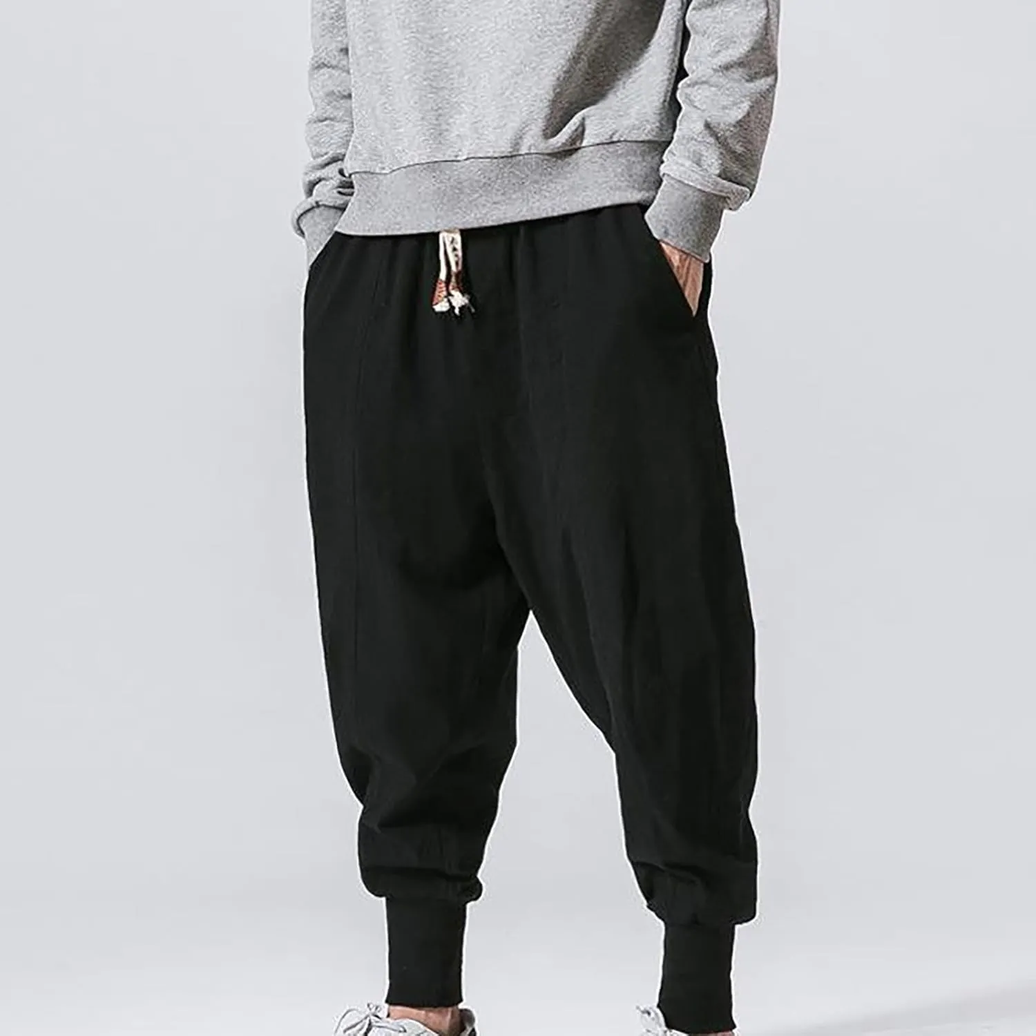 Big and Tall Cargo Pants for Men Sweatpants for Men Fit Combat Cargo Pants Elastic Waist Hiking Bottoms Jogging Pants