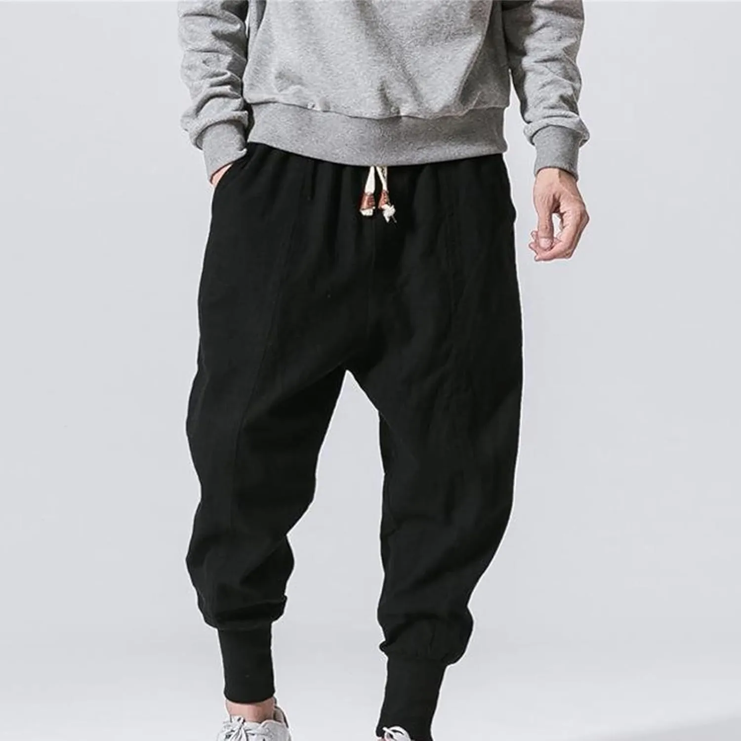 Big and Tall Cargo Pants for Men Sweatpants for Men Fit Combat Cargo Pants Elastic Waist Hiking Bottoms Jogging Pants