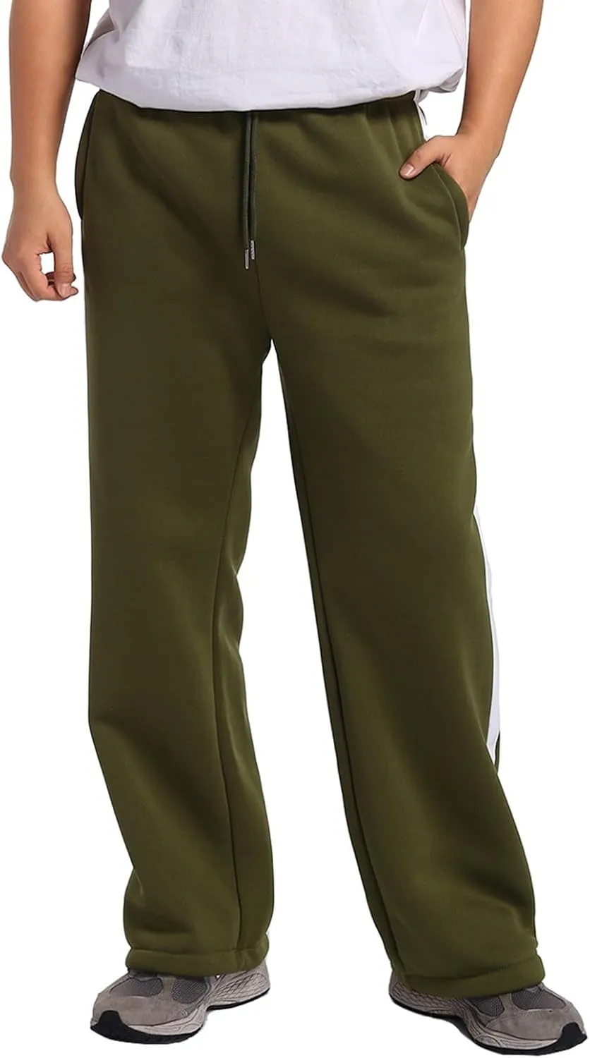 Camo Pants for Men, Casual Soldi Color Cargo Pants, Trendy Stretch Elastic Waist Tapered Climbing Trousers with Pockets