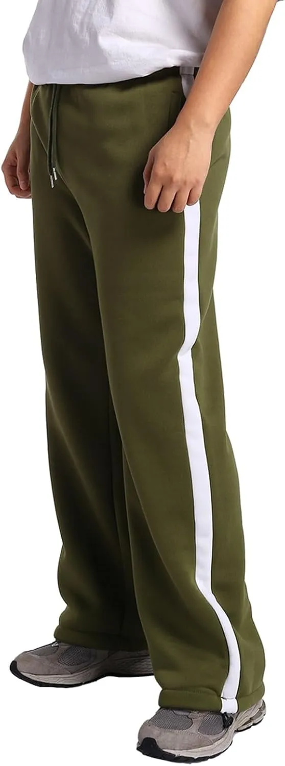 Camo Pants for Men, Casual Soldi Color Cargo Pants, Trendy Stretch Elastic Waist Tapered Climbing Trousers with Pockets