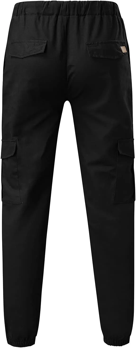 Cargo Pants for Men Big and Tall Jogger Pants Men Sweatpants Men's Basic Active Fleece Jogger Pants Big & Tall Sizes