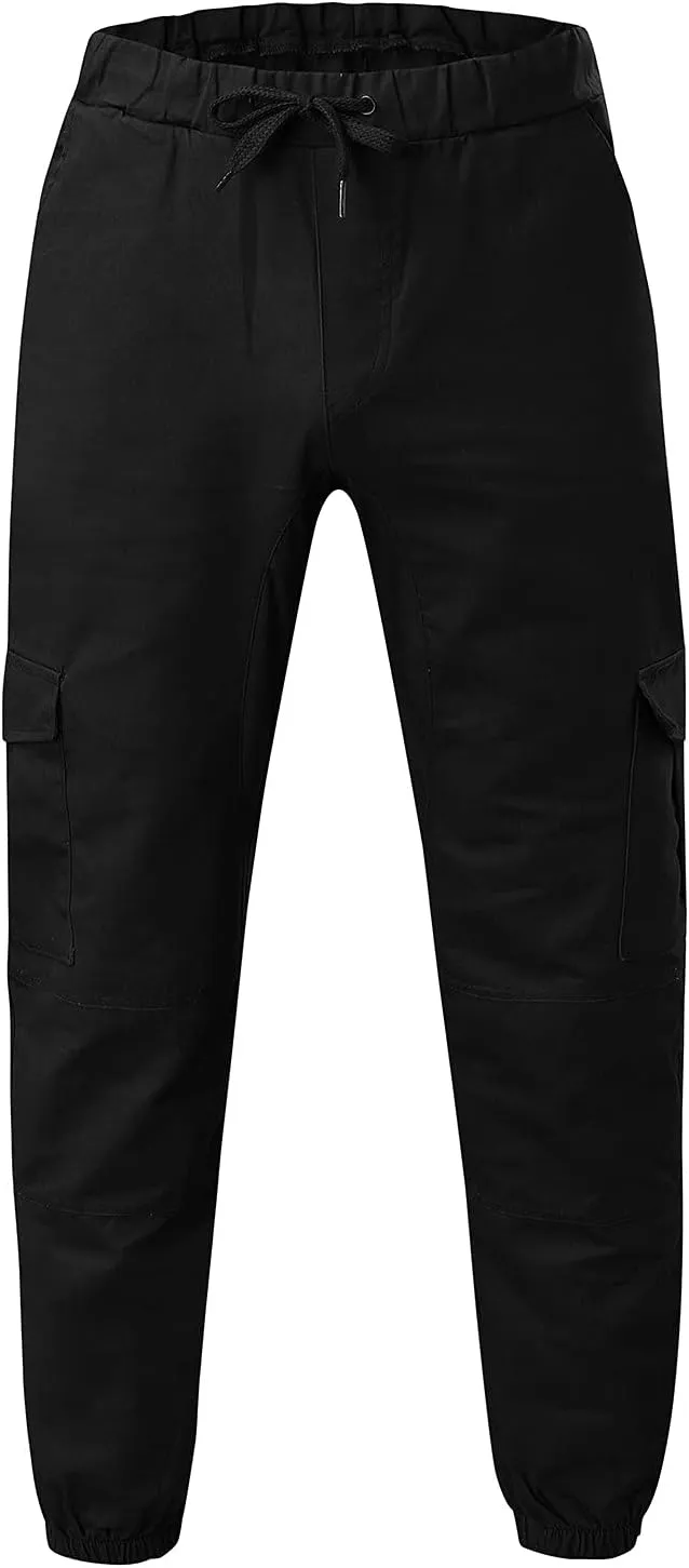Cargo Pants for Men Big and Tall Jogger Pants Men Sweatpants Men's Basic Active Fleece Jogger Pants Big & Tall Sizes