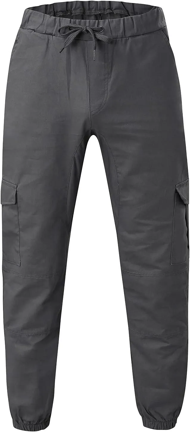 Cargo Pants for Men Big and Tall Jogger Pants Men Sweatpants Men's Basic Active Fleece Jogger Pants Big & Tall Sizes