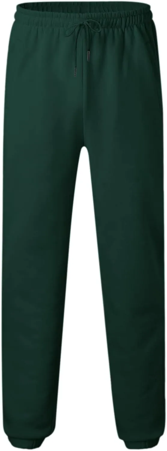 Cargo Pants for Men Relaxed Fit Elastic Waist Baggy Drop Crotch Sweatpant Mens Heavyweight Sweatpants Fleece Trousers