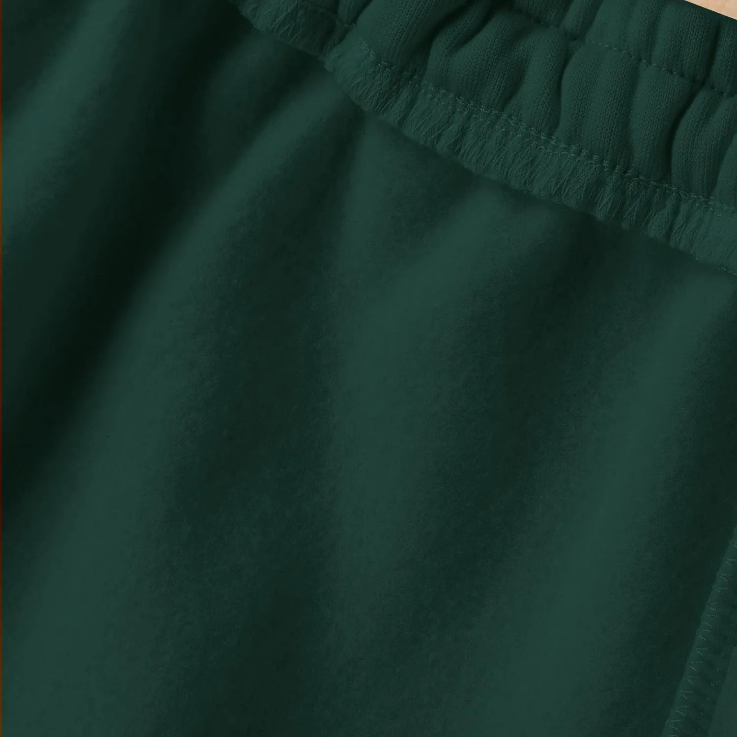 Cargo Pants for Men Relaxed Fit Elastic Waist Baggy Drop Crotch Sweatpant Mens Heavyweight Sweatpants Fleece Trousers