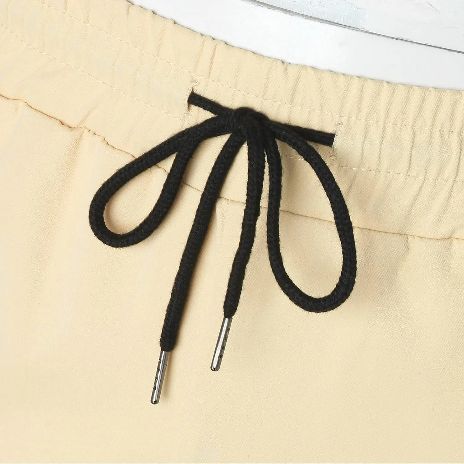 Cargo Pants for Men Relaxed Fit Joggers Men's Heavyweight Cargo Fleece Sweatpants Stretch Elastic Waist Hiking Pants