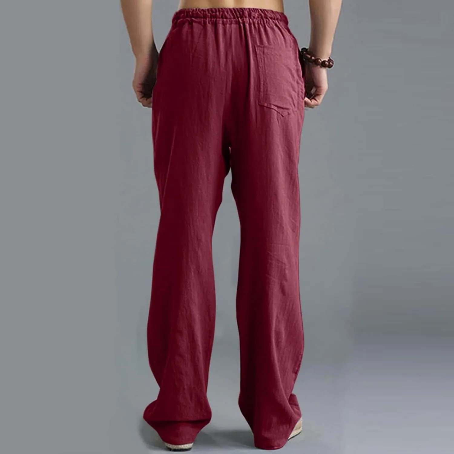 Cargo Pants for Men Relaxed Fit Leg Trousers Workout Jogger Pants with Pockets Sweatpants for Men Mens Zip Joggers