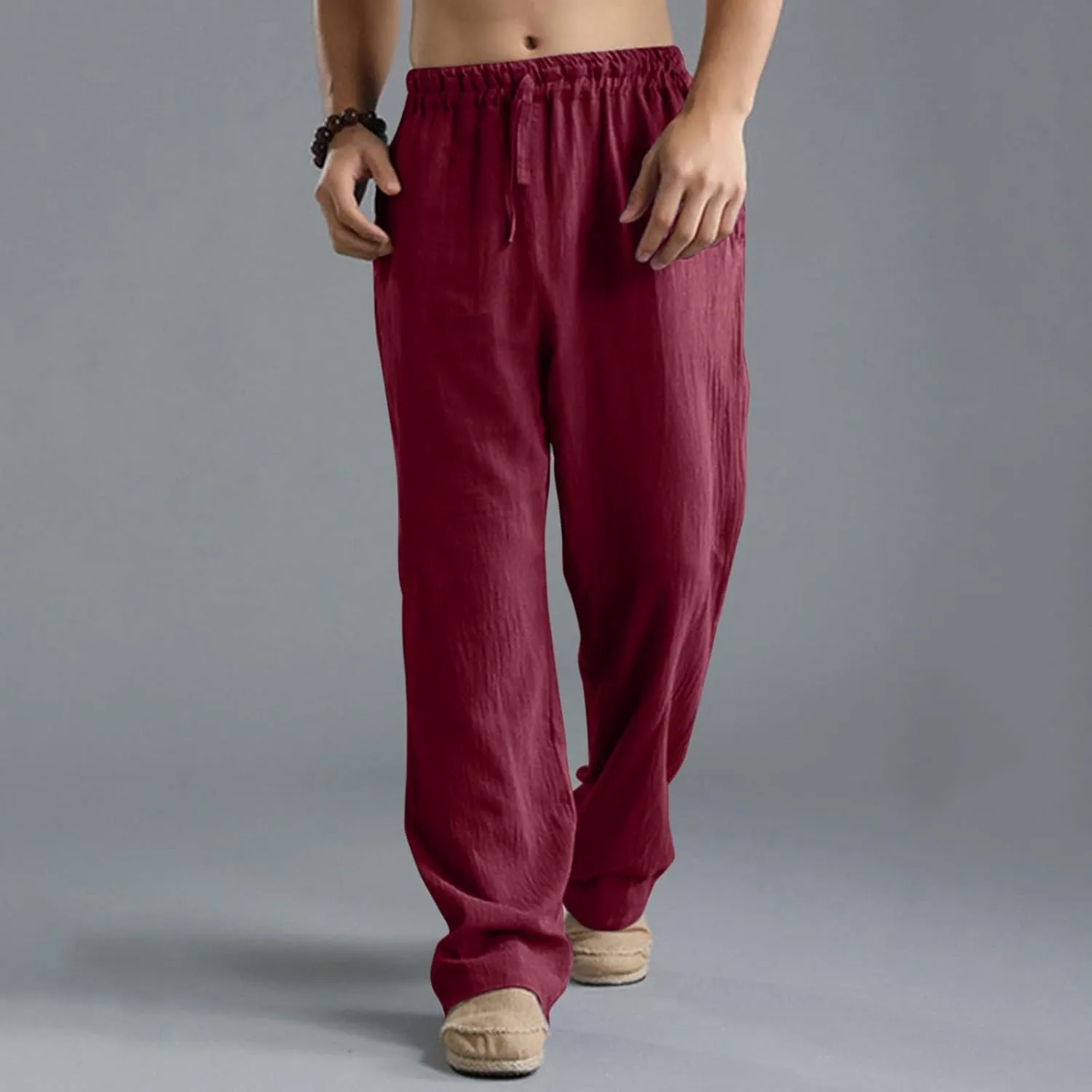 Cargo Pants for Men Relaxed Fit Leg Trousers Workout Jogger Pants with Pockets Sweatpants for Men Mens Zip Joggers