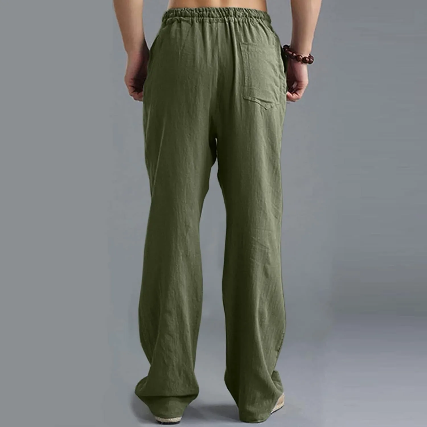 Cargo Pants for Men Relaxed Fit Leg Trousers Workout Jogger Pants with Pockets Sweatpants for Men Mens Zip Joggers