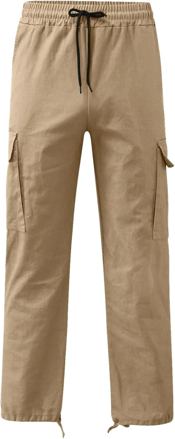 Cargo Pants for Men Relaxed Fit Slim Striped Workout Casual Tapered Sweatpants Men's Pants Casual Cargo Men's Jogger