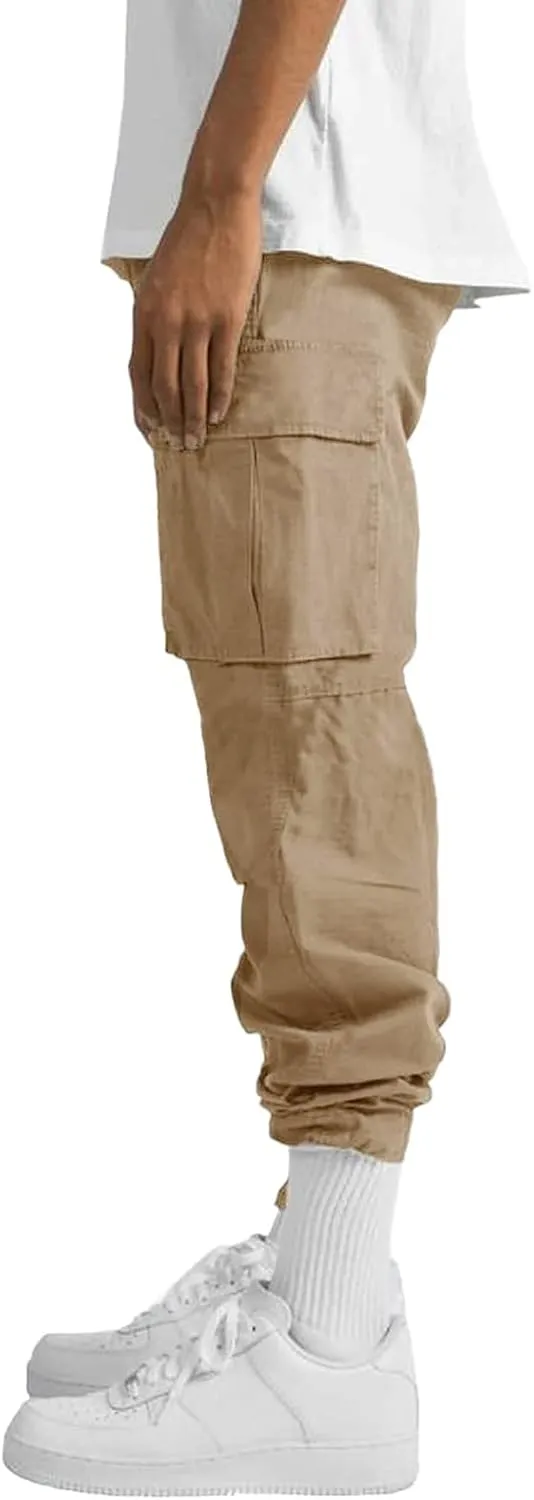 Cargo Pants for Men Relaxed Fit Slim Striped Workout Casual Tapered Sweatpants Men's Pants Casual Cargo Men's Jogger