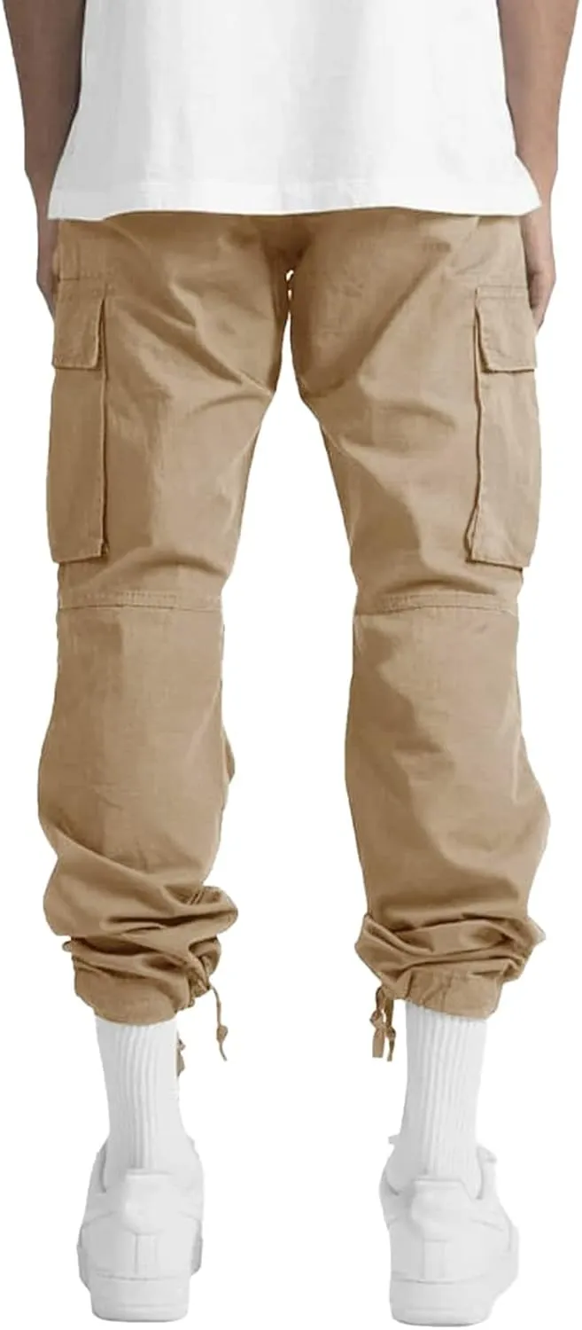 Cargo Pants for Men Relaxed Fit Slim Striped Workout Casual Tapered Sweatpants Men's Pants Casual Cargo Men's Jogger