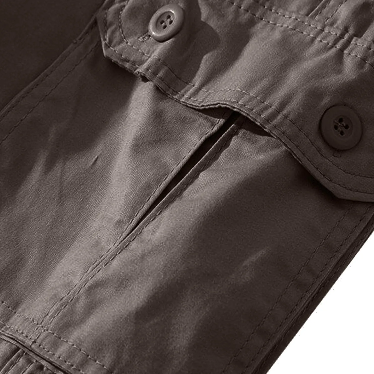 Cargo Shorts for Men Multi Pockets Relaxed Fit Below Knee Camouflage Shorts Button Classic Outdoor Tactical Outfits