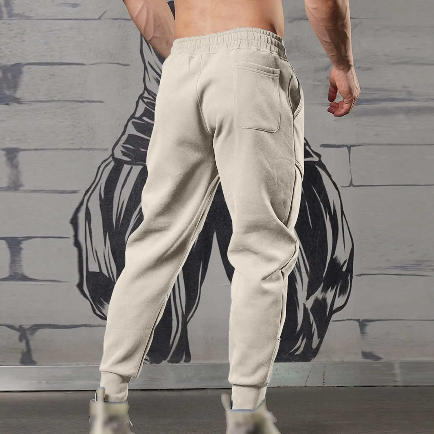 Cargo Sweatpants for Men Mens Lounge Pants Sport Work Casual Trouser Pants Big and Tall Sweatpants for Men Mens Work