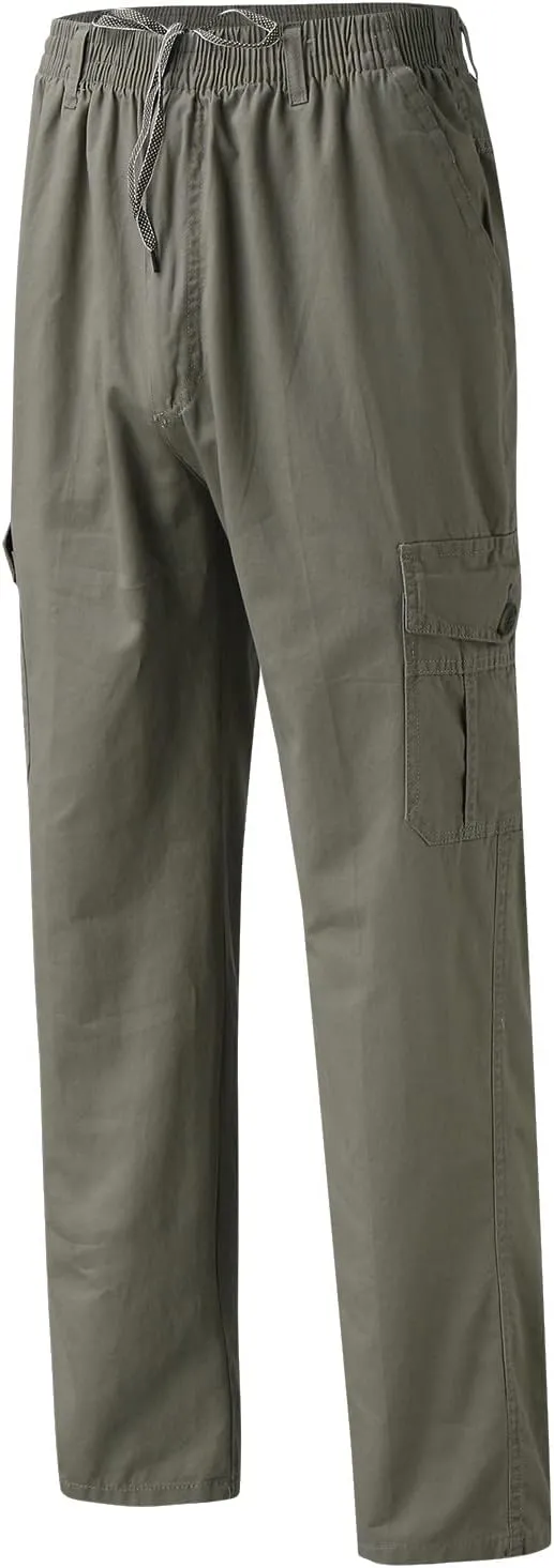 Cargo Sweatpants for Men Mens Lounge Pants Sweatpants Pant with Zipper Pockets Tapered Athletic Joggers Track Workout