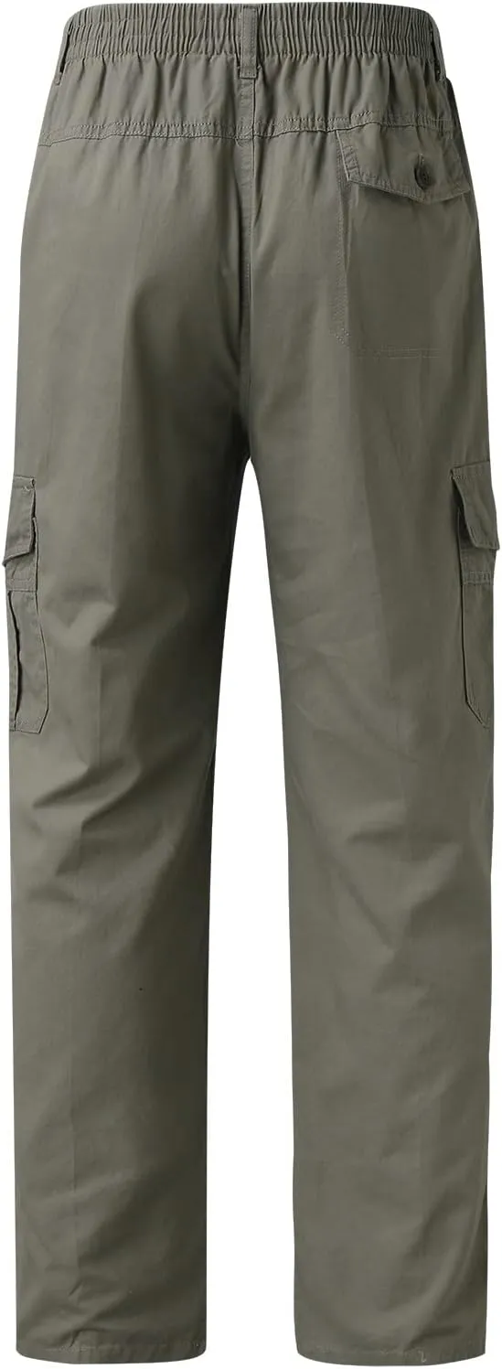 Cargo Sweatpants for Men Mens Lounge Pants Sweatpants Pant with Zipper Pockets Tapered Athletic Joggers Track Workout