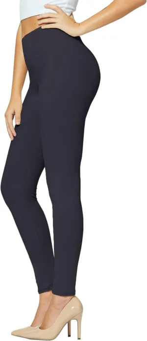 Conceited Ultra Soft Leggings for Women - Full Length, Biker Shorts and Capri's - High Rise - Regular and Plus Size