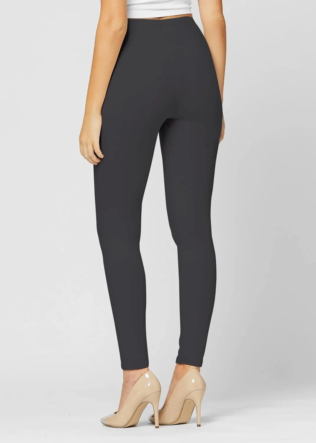 Conceited Ultra Soft Leggings for Women - Full Length, Biker Shorts and Capri's - High Rise - Regular and Plus Size