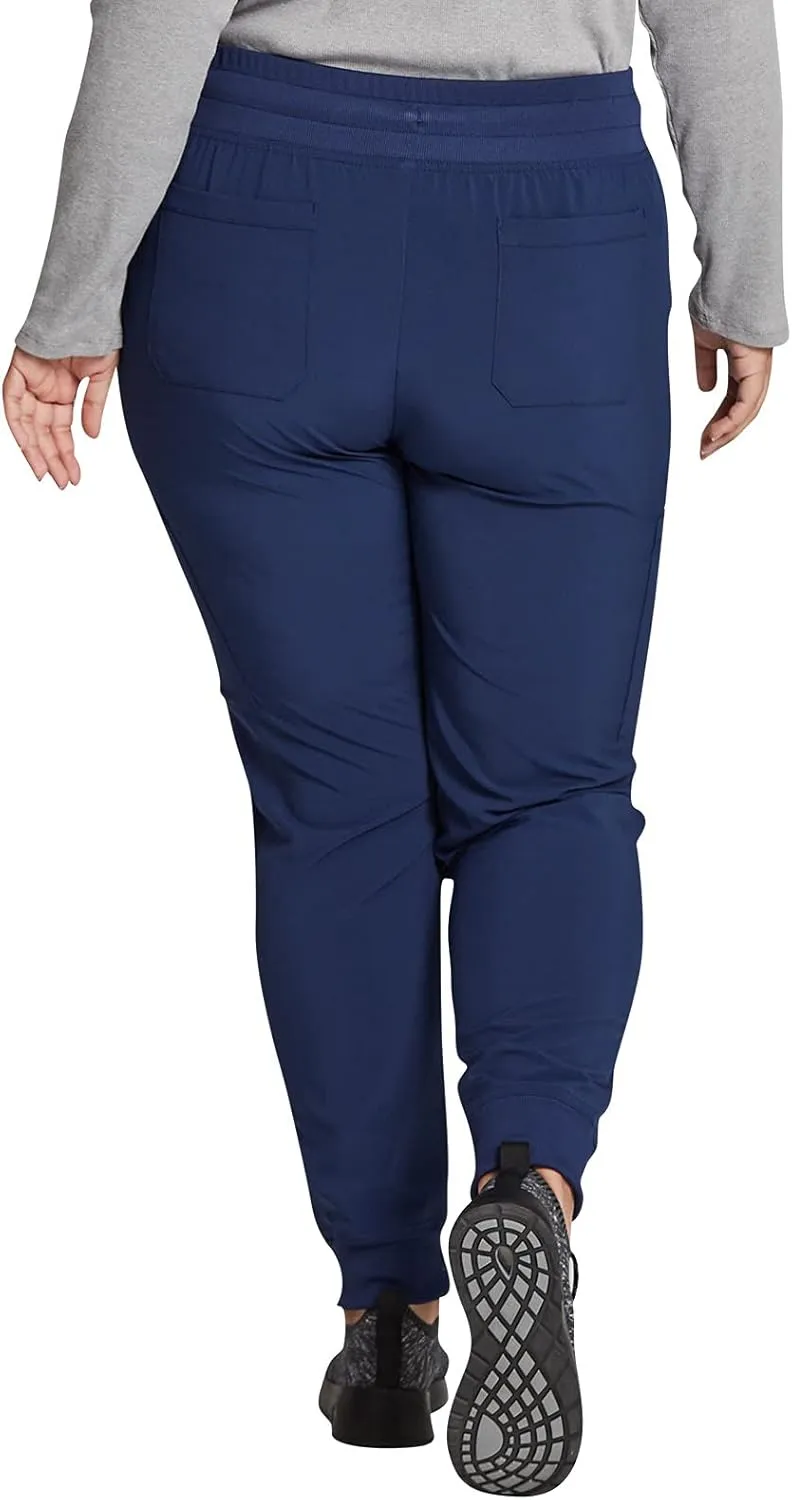 EDS Essentials Jogger Scrubs for Women, Drawstring Scrub Pants DK065