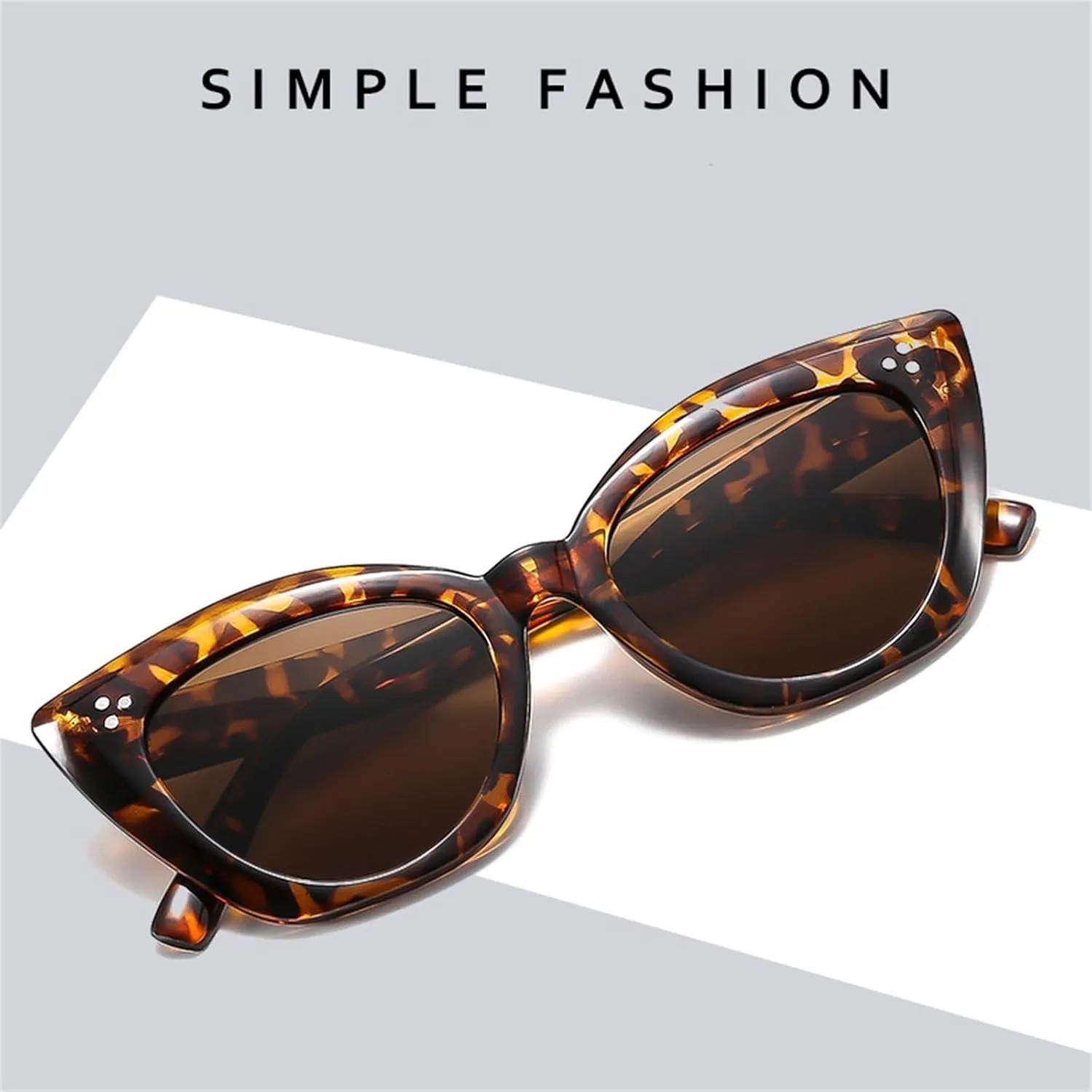 Fashion Cat Eye Sun Glasses Women Sunglasses Vintage Eyewear Female Shades Uv400 Eyeglasses