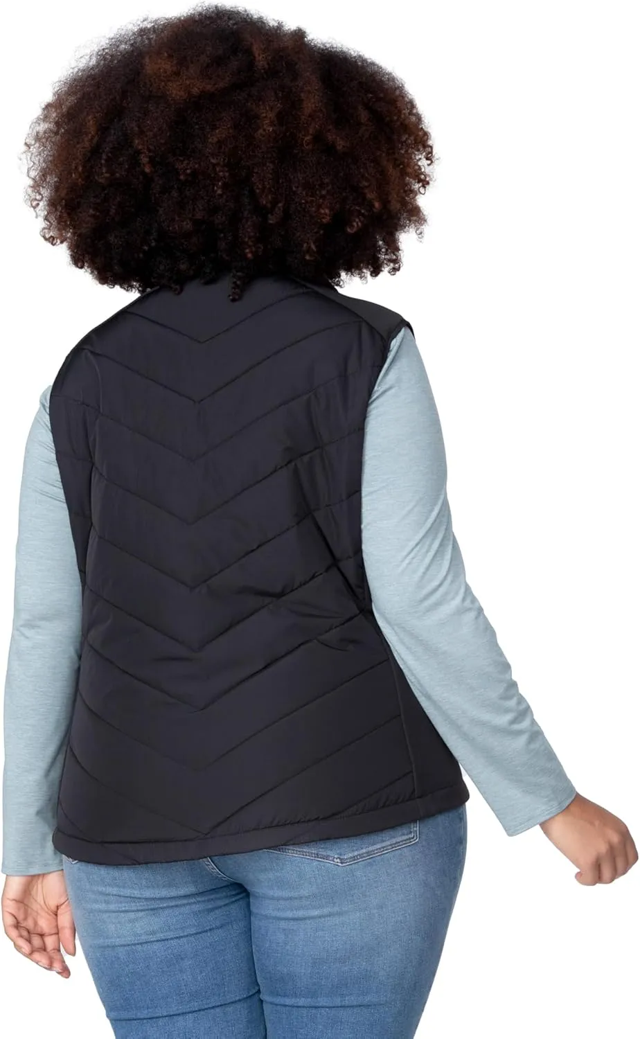 Free Country Women's Plus Size Quilted Hybrid Vest