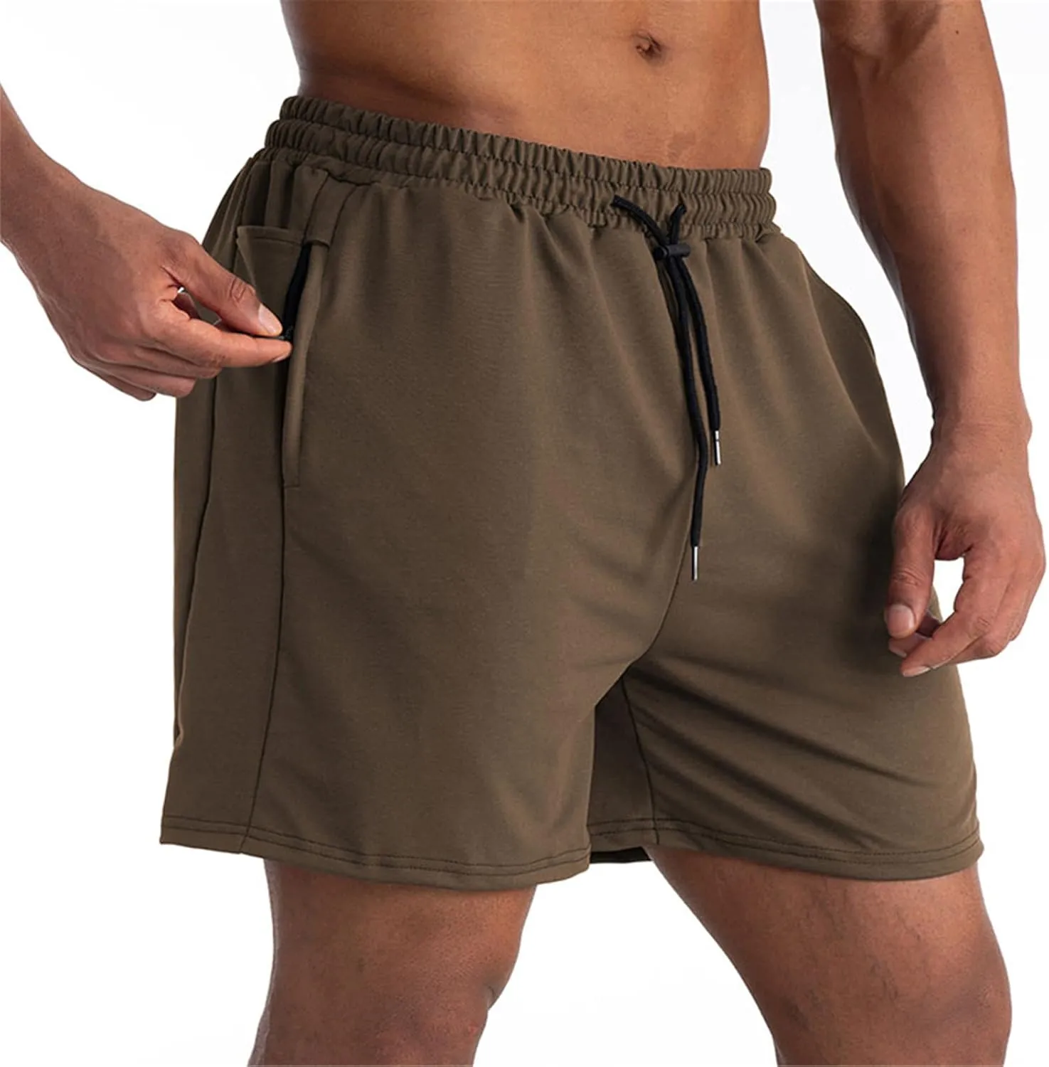 HOURVNEI Summer Running Shorts Men Sports Jogging Fitness Shorts Quick Dry Mens Sport Gyms Short Pants