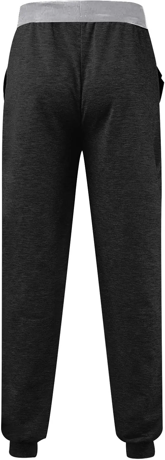 Jogger Sweatpants Women Drawstring Petite Pants Stretch Active Pants Jogger Fleece Trousers Pants with Zipper Pocket