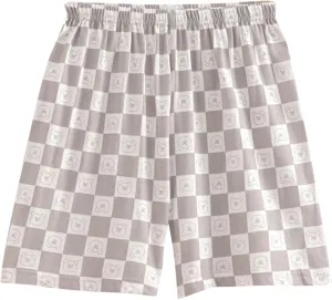 Kids Girl Boy Track Athletic Jogger Pants Shorts for Child Graphic Plaid Straight Leg Fall Summer Pants 2025 Trendy