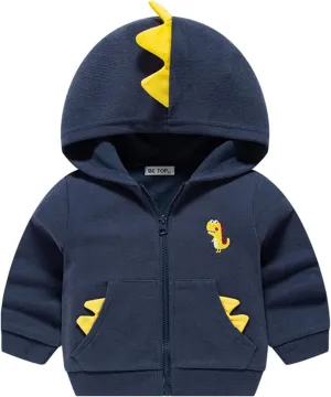 Kids Snow Jacket Boys Kids Toddler Baby Boys Autumn Winter Dinosaur Cotton Hooded Coat Jacket 4t Light Weight Jacket