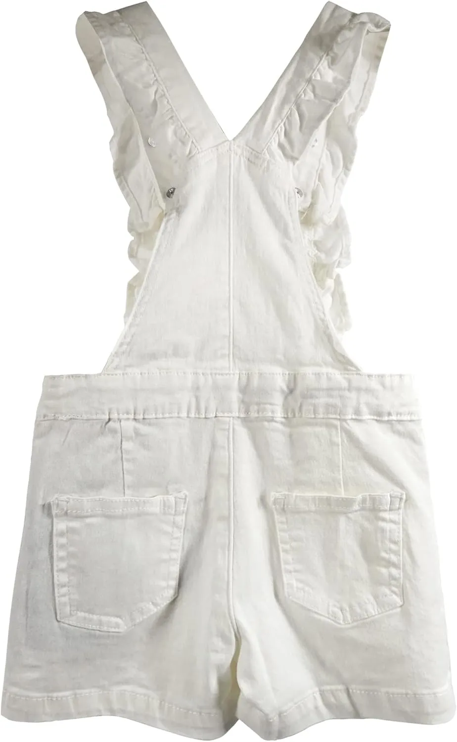 KIDSCOOL SPACE Girls Boys Jeans Shorts,Adjustable Straps Summer Denim Shortalls