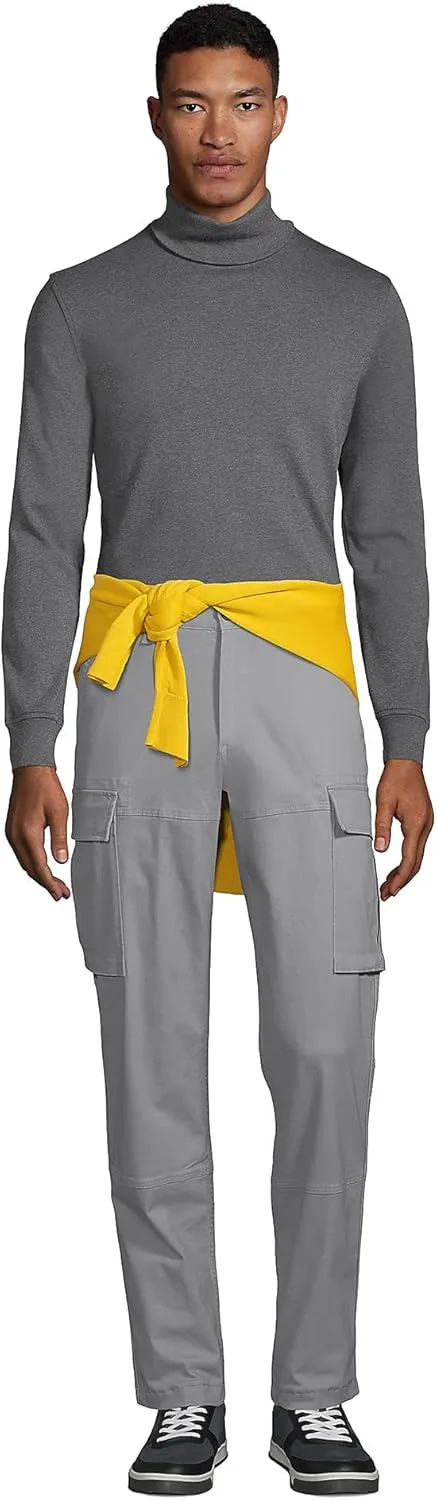 Lands' End Men's American-Grown Supima Cotton Turtleneck Shirt