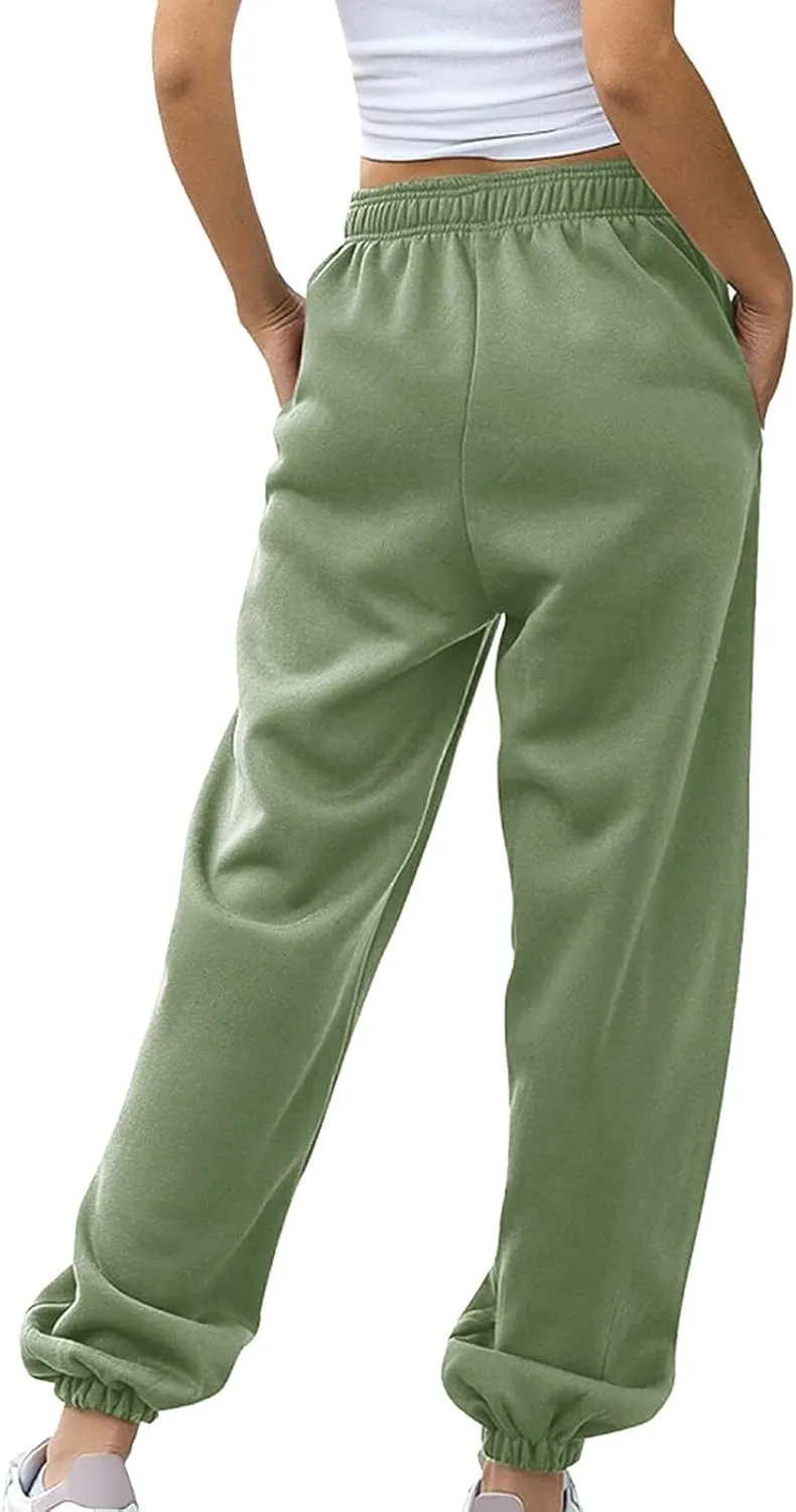 Lastesso Joggers for Women Cargo Sweatpants High Waisted Casual Baggy Long Joggers Pants Trendy Y2K Active Sweatpants