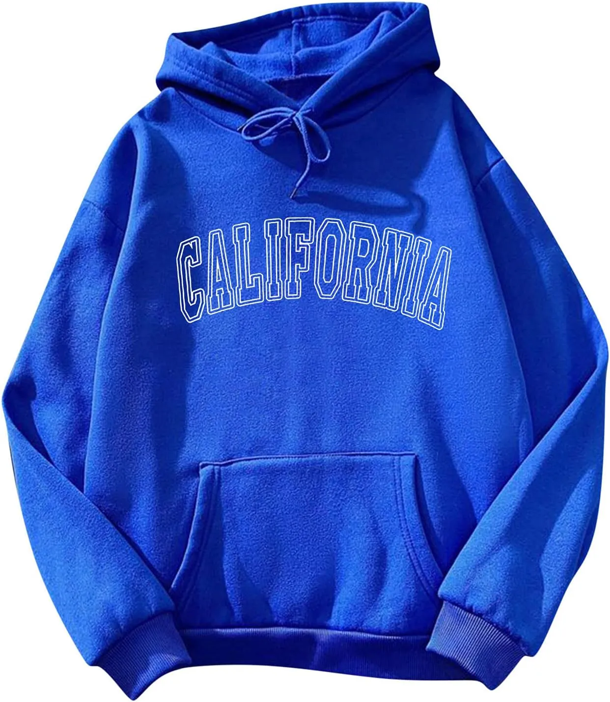 Letter Graphic Print Hoodies for Women Oversized Hooded Sweatshirt Pullover Fall Casual Long Sleeve Blouse Tops