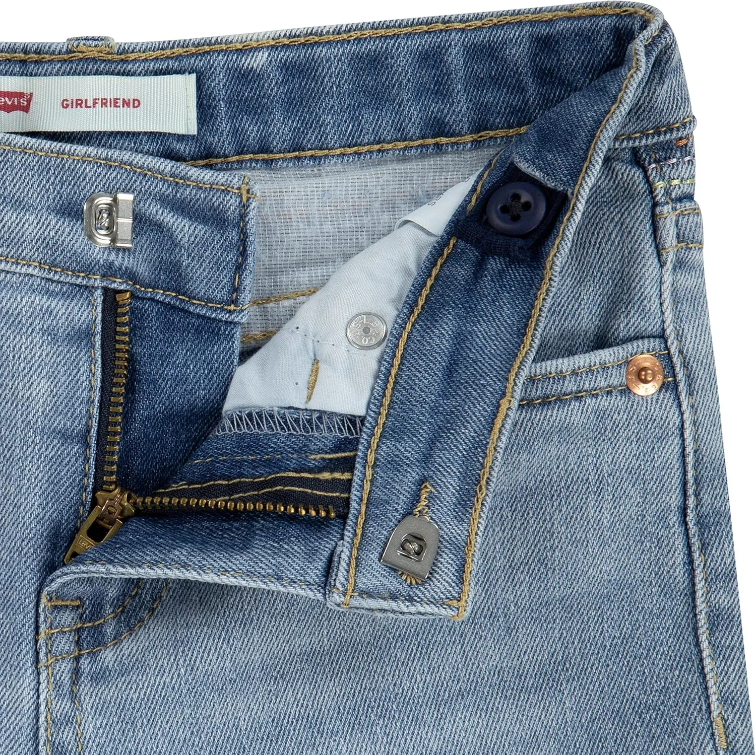 Levi's Girls' Girlfriend Fit Jeans