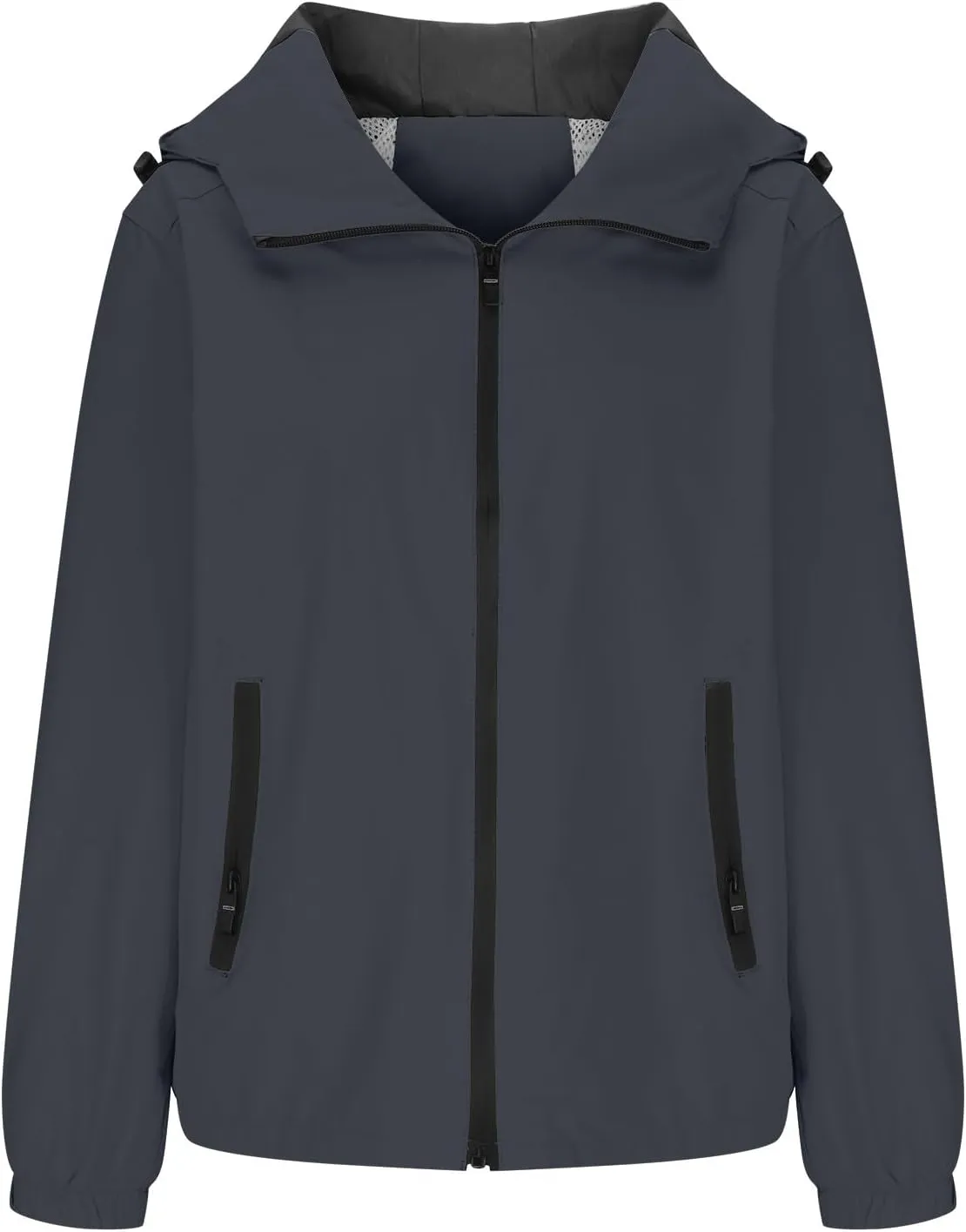 Lightweight Waterproof Jacket Women Hoodies Winter Fall Lightweight Long Sleeve Oversied Full Zip Coat Ourtwear