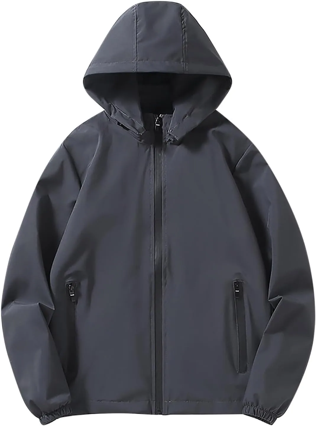 Lightweight Waterproof Jacket Women Hoodies Winter Fall Lightweight Long Sleeve Oversied Full Zip Coat Ourtwear