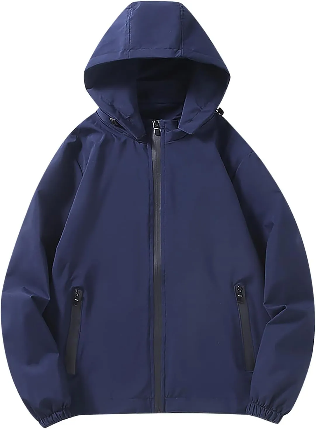 Lightweight Waterproof Jacket Women Hoodies Winter Fall Lightweight Long Sleeve Oversied Full Zip Coat Ourtwear