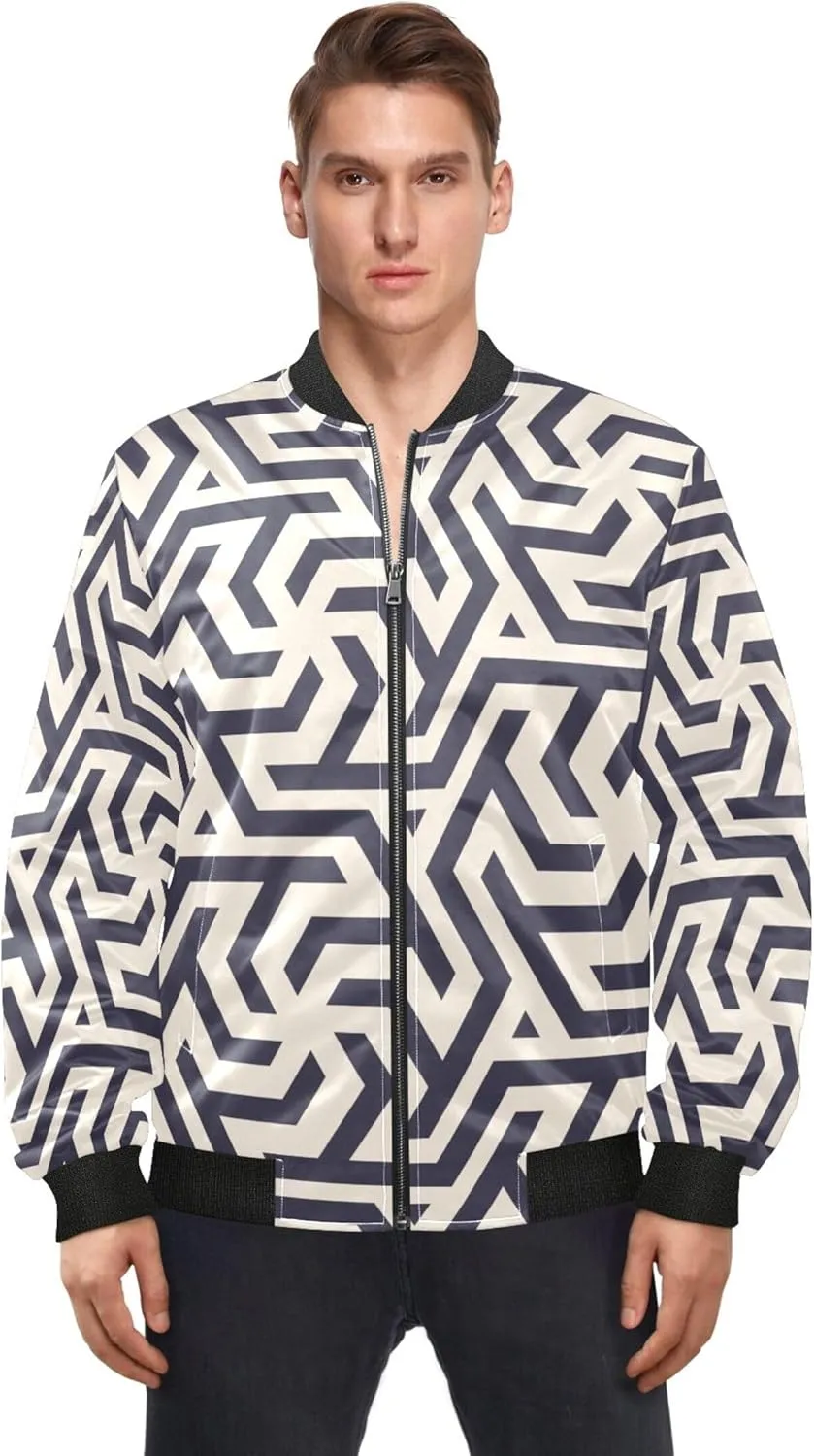 linqin Isalamic Pattern Mens Lightweight Rain Jacket Mens Windbreaker Jackets Lightweight Men S Coats Work Jacket
