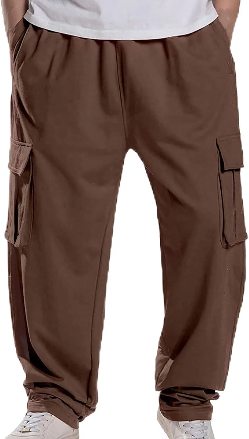 Men Joggers Mens Fashion Joggers Sports Pants Casual Cotton Cargo Pants Gym Sweatpants Trousers Mens Casual Cotton