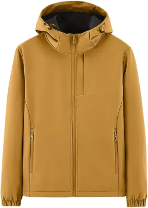 Men Windproof Jacket Waterproof Lightweight Mountain Hunting Outdoor Sport Jacket for Men Hooded Windbreaker Raincoat