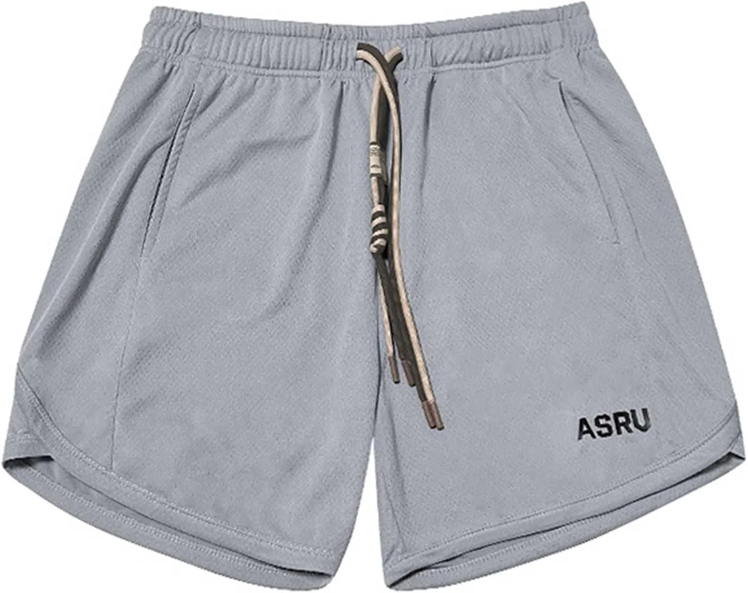 Men's Athletic Shorts Baggy Quick Dry Gym Workout Running Hiking Short Pant 2025 Drawstring Elastic Waist Track Pants