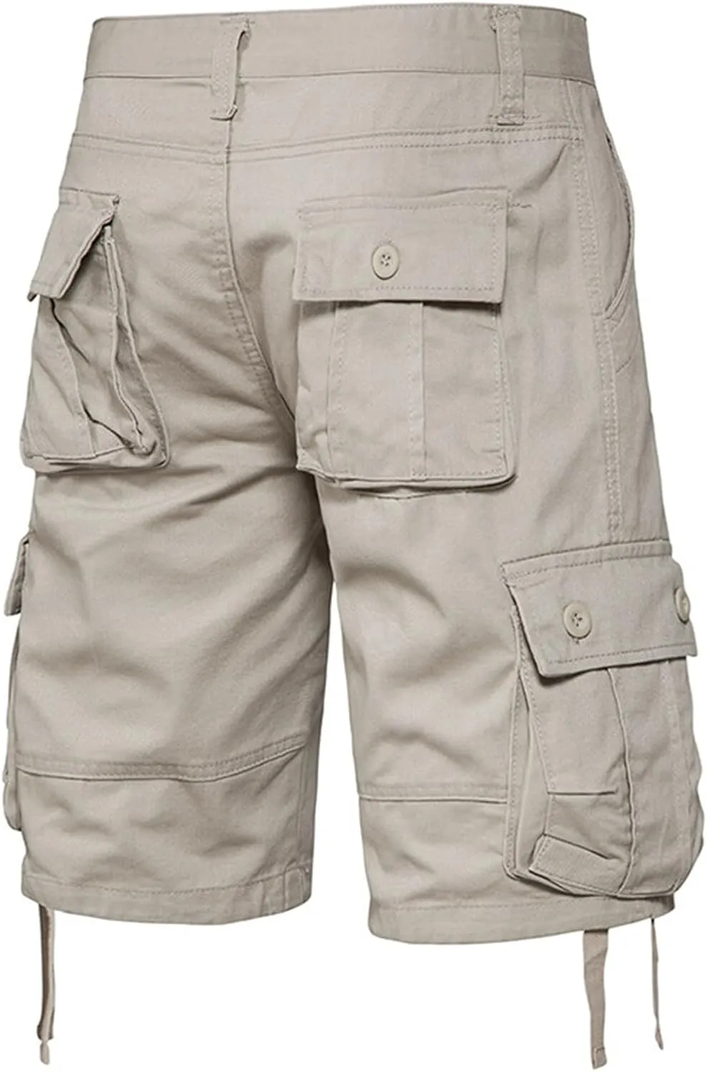 Mens Camo Cargo Shorts Relaxed Fit with Multi-Pockets Classic Camouflage Outdoor Hiking Twill Shorts for Daily