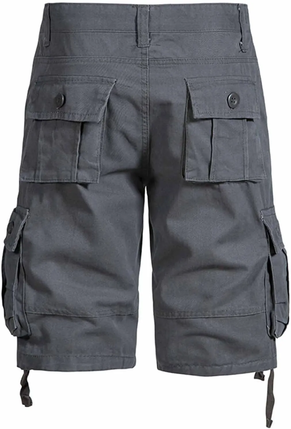 Mens Camo Cargo Shorts Relaxed Fit with Multi-Pockets Classic Camouflage Outdoor Hiking Twill Shorts for Daily
