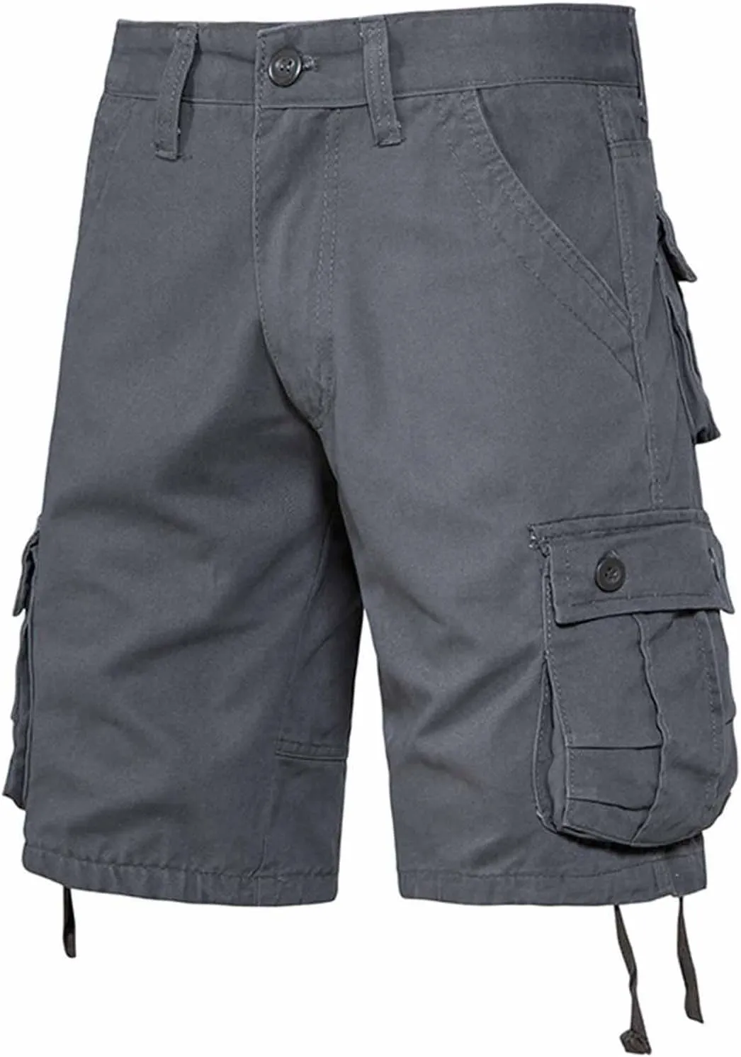 Mens Camo Cargo Shorts Relaxed Fit with Multi-Pockets Classic Camouflage Outdoor Hiking Twill Shorts for Daily