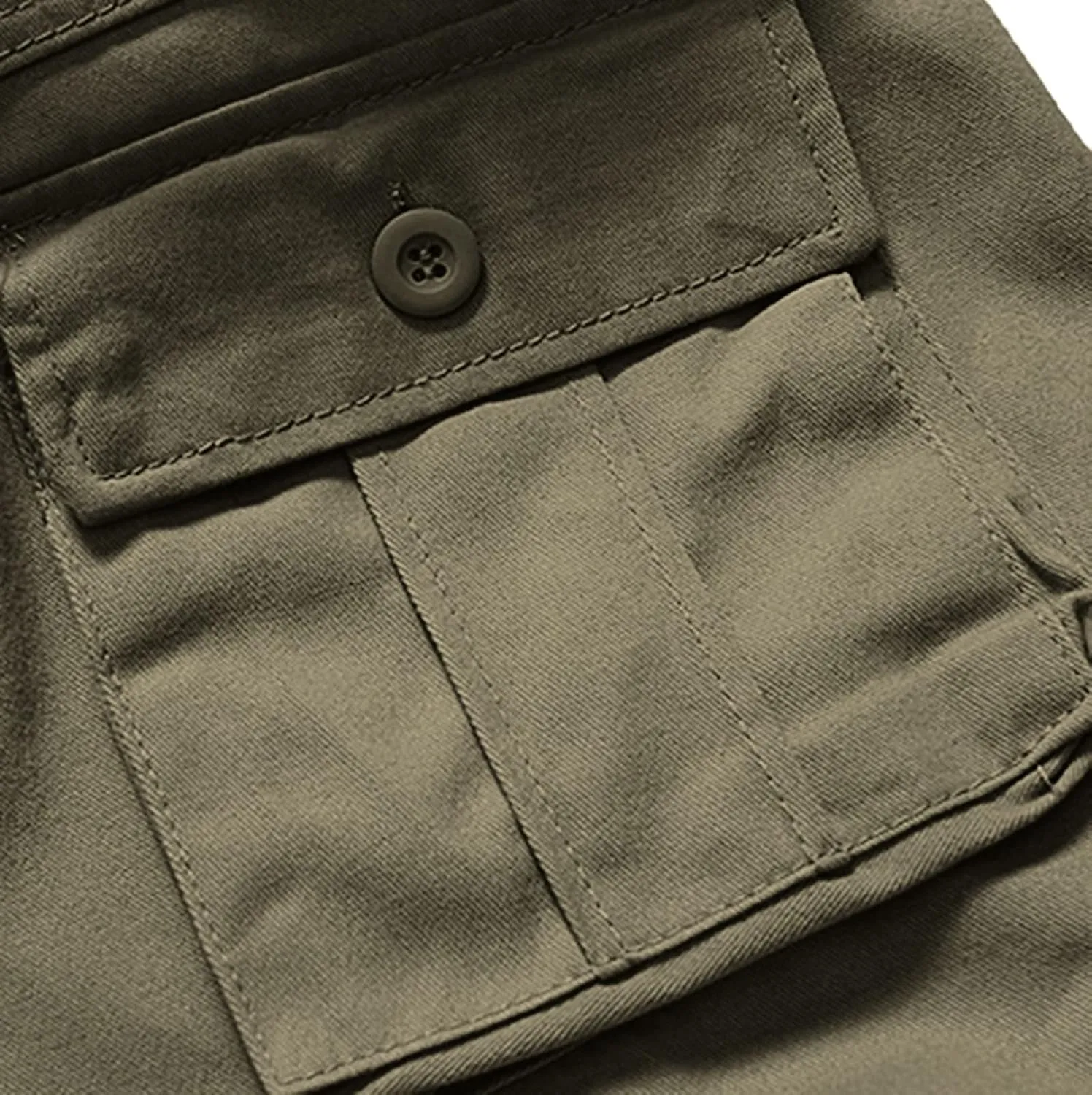 Men's Classic-Fit Cargo Short Men's Camo Multi-Pocket Relaxed Fit Casual Shorts,Outdoor Camouflage Men's Twill Cargo Shorts