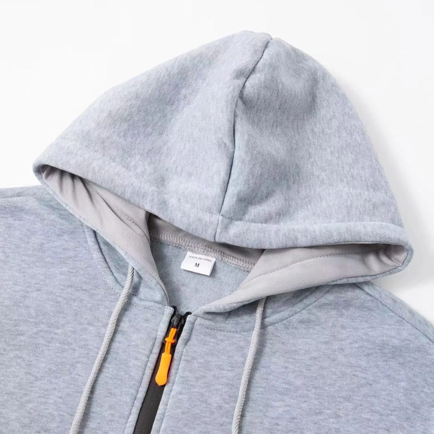 Mens Hoodies Mens Zip Up Hoodie Midweight Loose Casual Full Zip Sweatshirts Fashion Long Sleeve Jackets With Pocket
