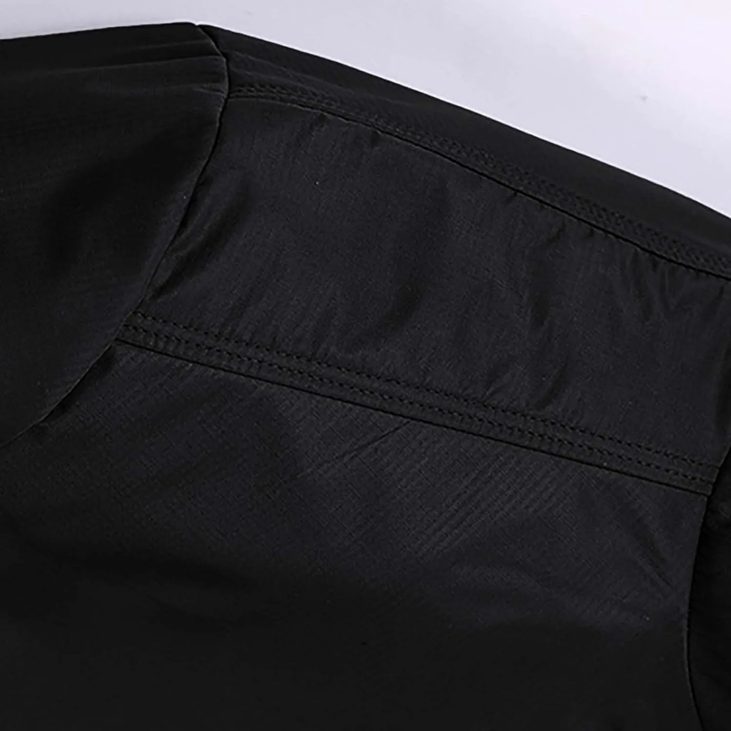 Men's Lightweight Softshell Coat Outerwear Zipper Windbreaker Flight Bomber Jacket Fall Jackets for Men